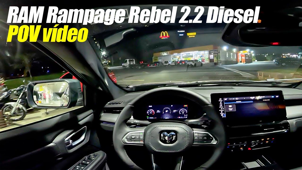 POV VIDEO - RAM RAMPAGE REBEL 2.2 TURBO DIESEL