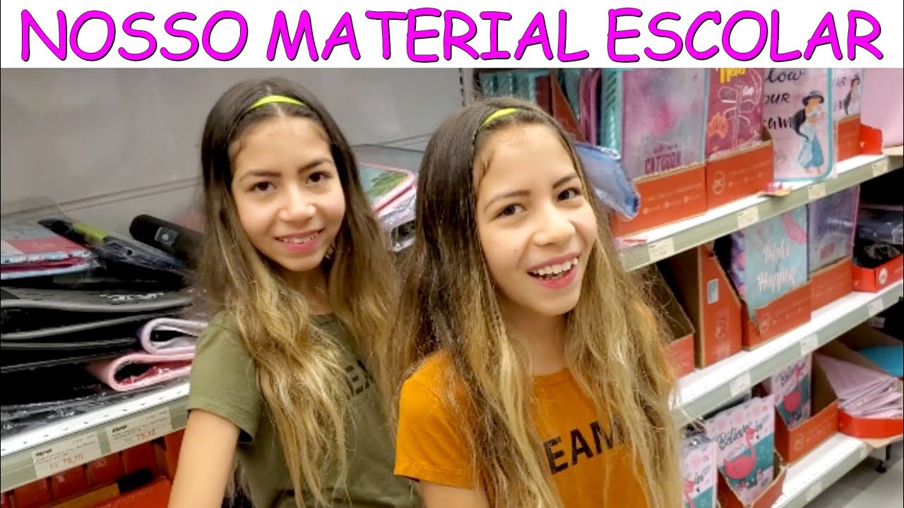 COMPRANDO NOSSO MATERIAL ESCOLAR  2020