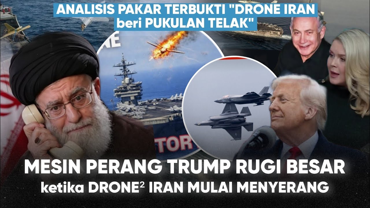 Drone Iran Beri Pukulan Telak! USS Abraham Lincoln Ketakutan “Ketika 1 Drone buat TRUMP Rugi Besar”