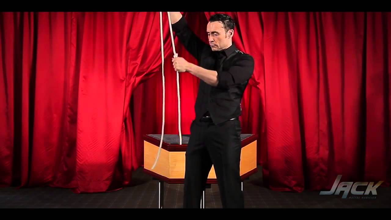 Jack, maître magicien - Incroyable tour de magie avec corde - Spectacle de magie.
