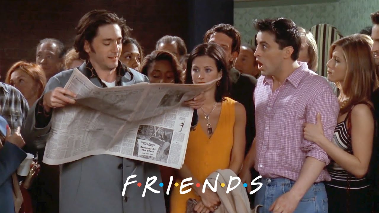 Joey Gets Excited About a Terrible Review | Friends