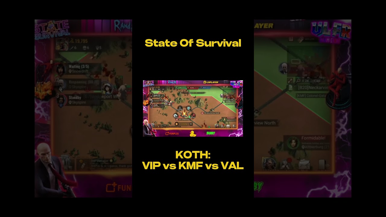 State Of Survival - VAL vs VIP vs KMF