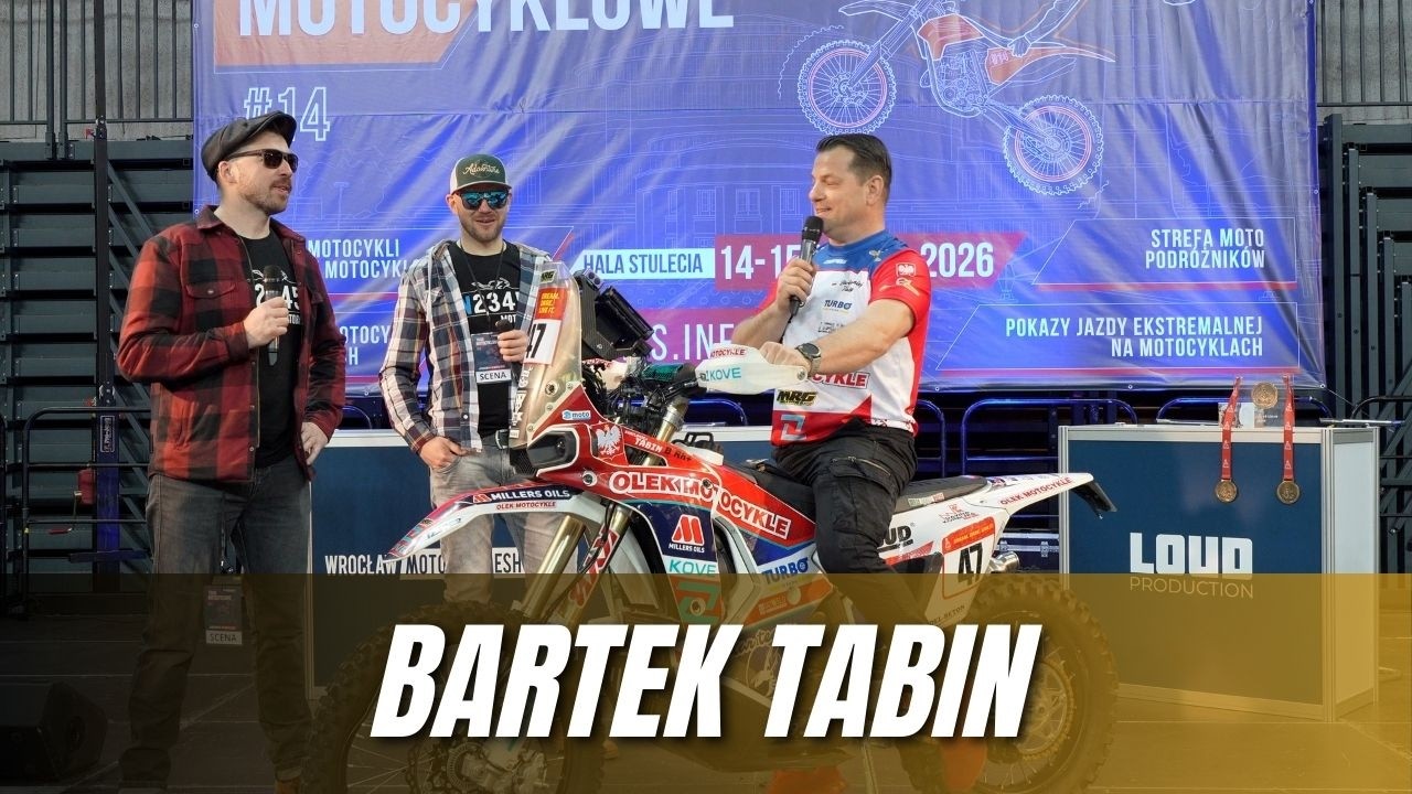 Wywiad z Bartkiem Tabinem podczas Wrocławskich Targów Motocyklowych