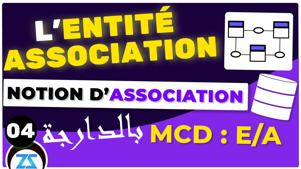 Le modèle conceptuel des données MCD 04 : Notion d'association