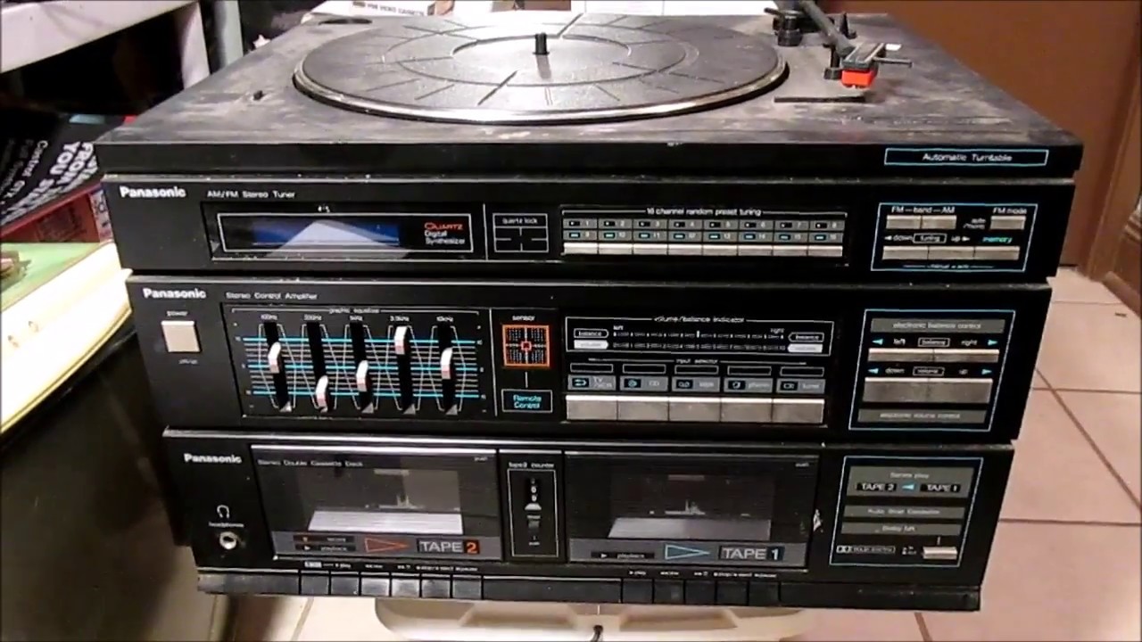 Компактная стереосистема Panasonic SG-D35 (ок. 1985 г.)