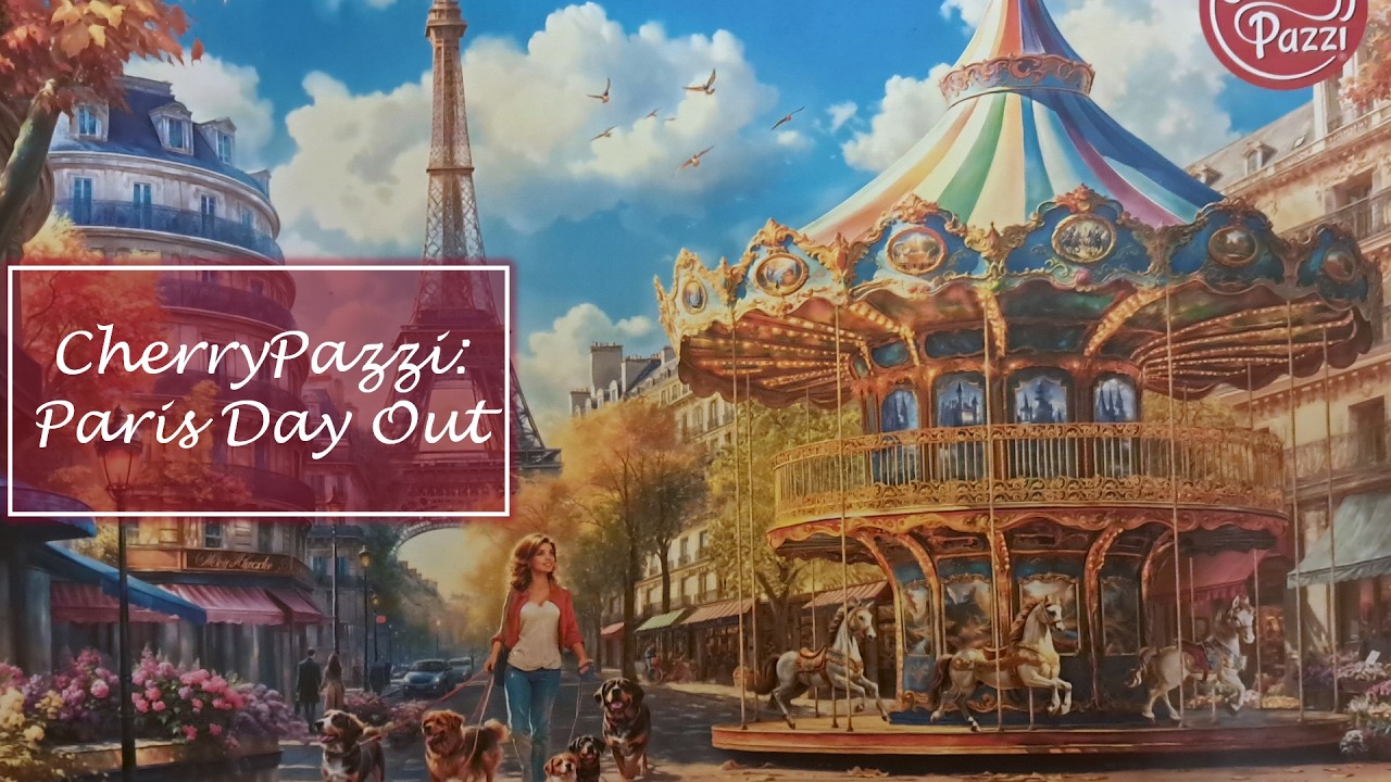 500 Piece Puzzle Timelapse | CherryPazzi: Paris Day Out