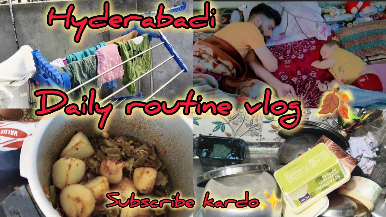 Aaj Ka Kaam Dhaam 👩‍🍳Sem Ki Phali Ka Salan 😋 | Hyderabadi Vlog #dailyvlog #rababmoosvi  #viralvideo 