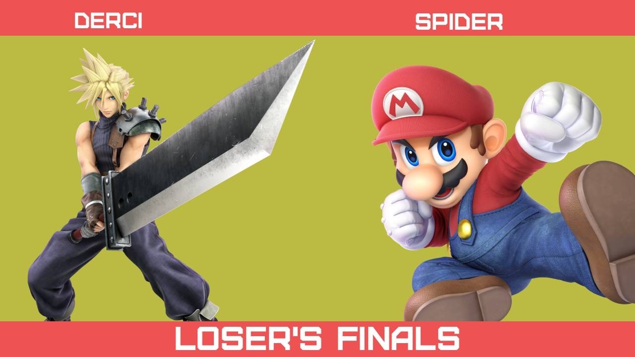 Dercí (Cloud) vs Spider (Mario, Toon Link) - Flashback Fightclub [239]