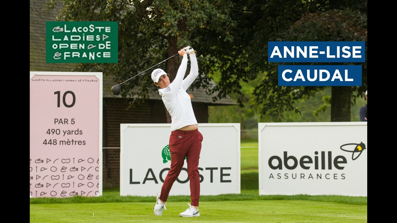 Anne-Lise Caudal puts on a show for the home crowd to shoot 67 (-4) in the first round in Deauville