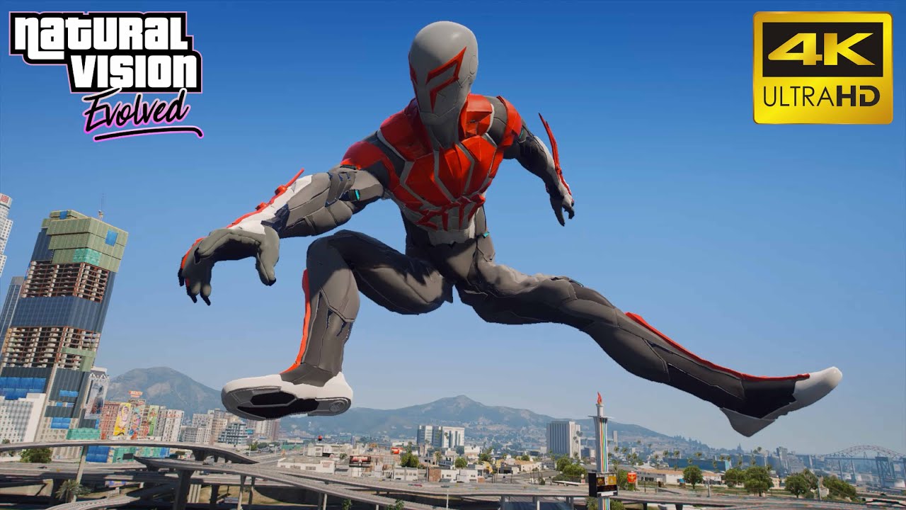 GTA 5 - Spider-Man 2099! Fight Crimes in Los Santos