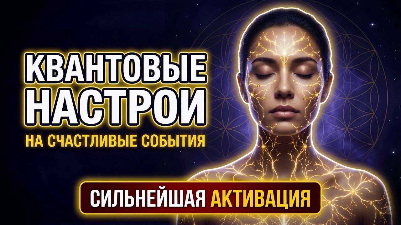 ✨ КВАНТОВЫЕ НАСТРОИ: Мощный магнит для удачи и счастливых событий