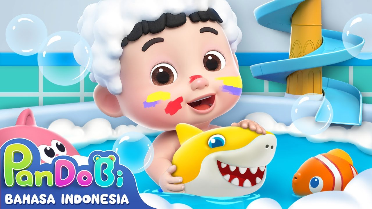 Ayo Kita Mandi, Mainan Kecil | Lagu Mandi Anak | Kebiasaan Baik | Super Pandobi Bahasa Indonesia