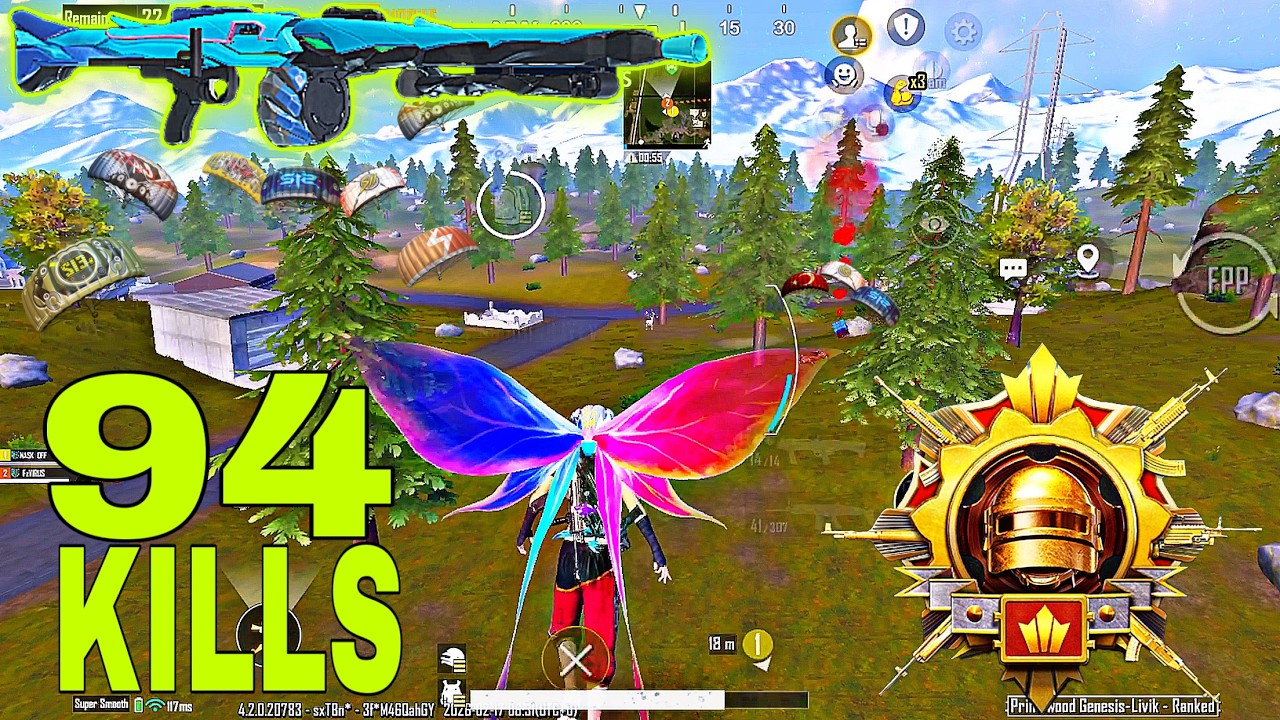 94 kills🔥Duo vs Duo Best Livik PUBG mobile Gameplay