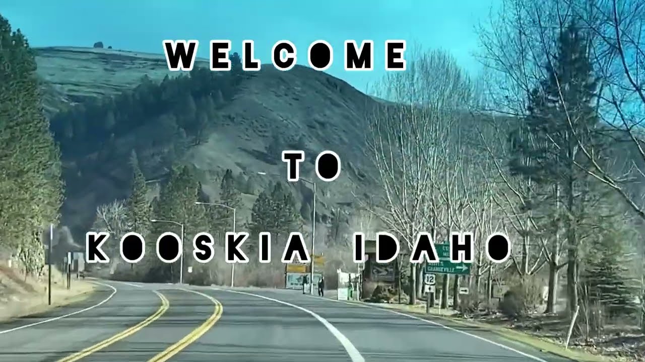 Driving from Kamiah Idaho to Kooskia Idaho