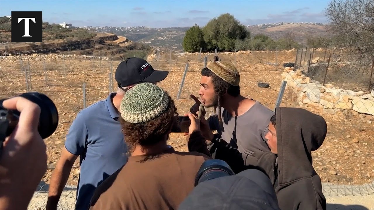 Israeli Settlers Attack Palestinian Olive Harvesters In The West Bank