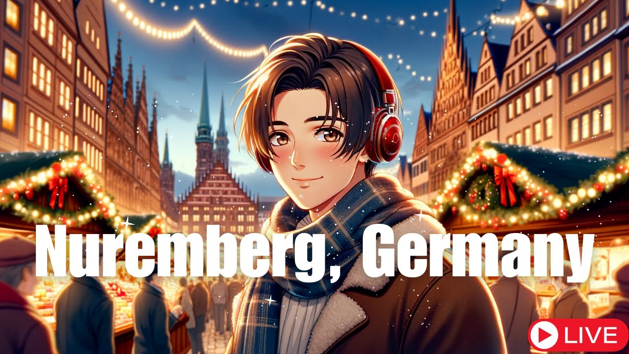 Nuremberg Noel Nights - Lofi Lounge - Festive Beats in Germany's Christmas Market #lofilounge