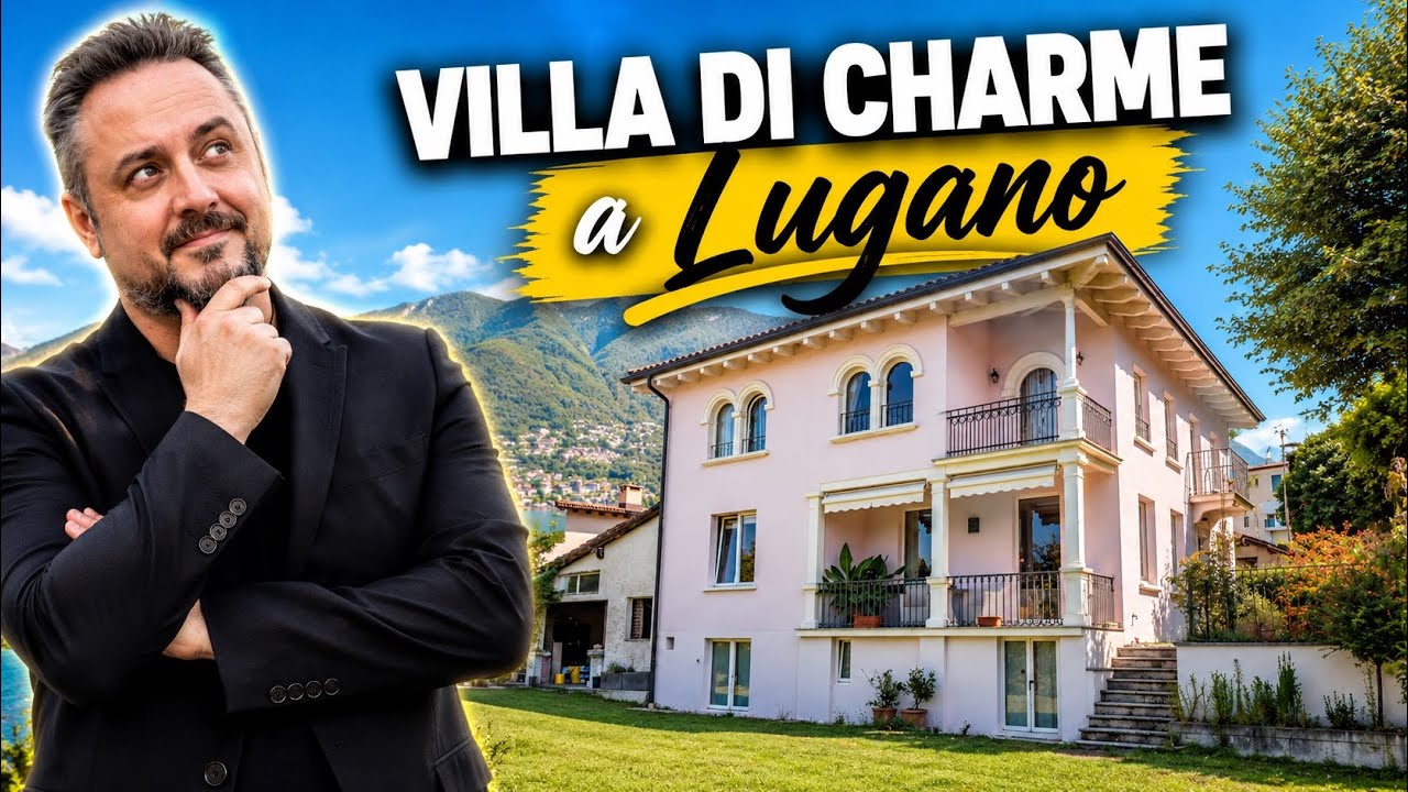 VILLA LUGANESE I Vendiamo Romantica Villa Di 5.5 Locali Con Giardino