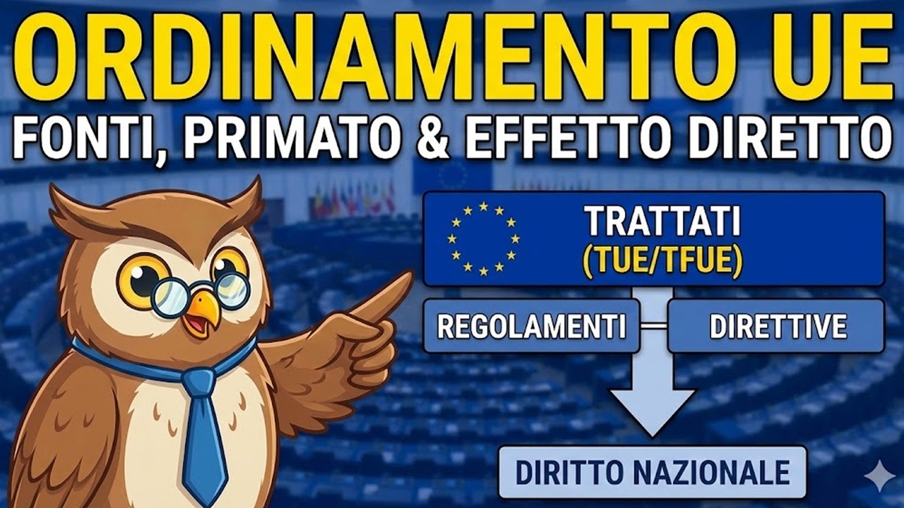 Fonti del Diritto UE: Il principio del Primato e l'Effetto Diretto