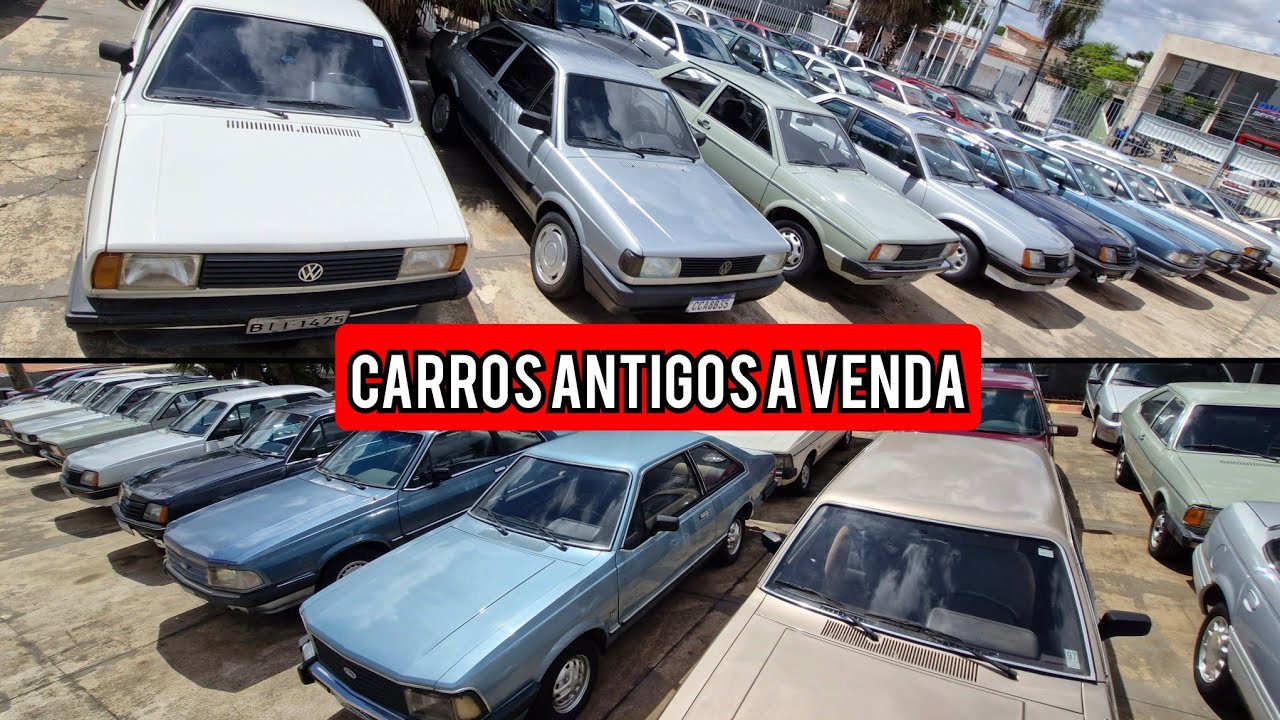 UM MAR DE CARROS ANTIGOS A VENDA!!!!