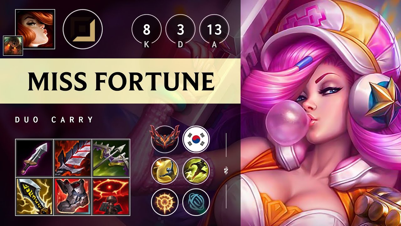 Miss Fortune ADC vs Smolder - KR Grandmaster Patch 25.14
