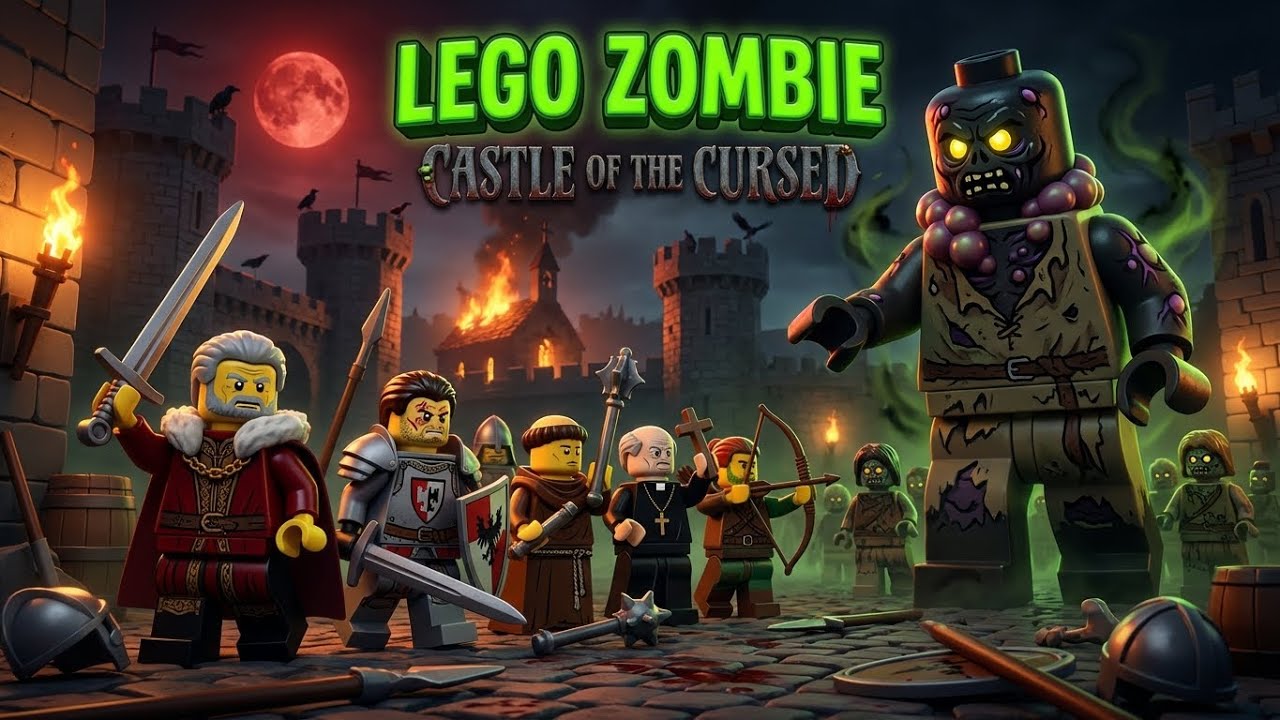 LEGO Zombie: Castle Of The Cursed | Medieval Horror | Full Episode 10