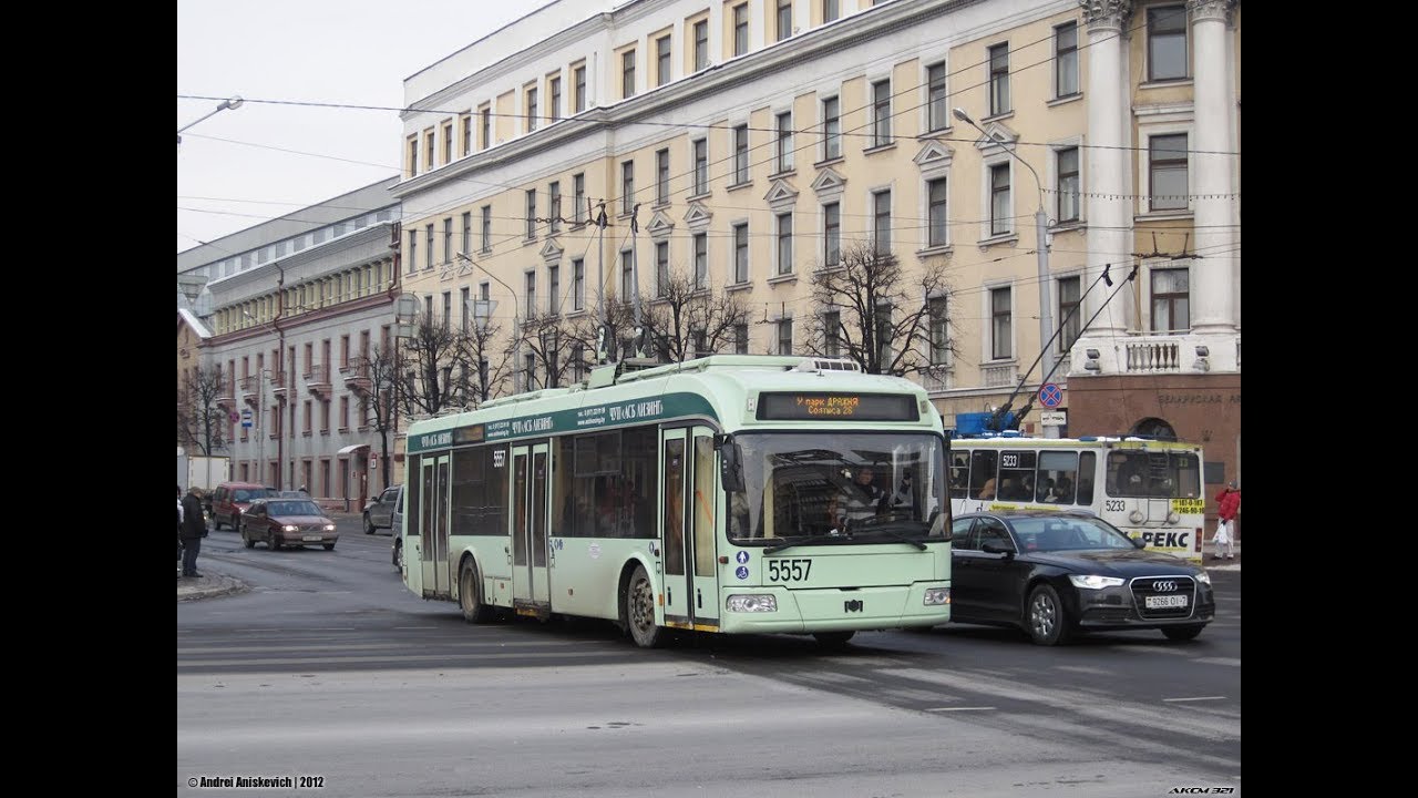 Троллейбус Минска БКМ-321,борт.№ 4696 (24.09.2017)