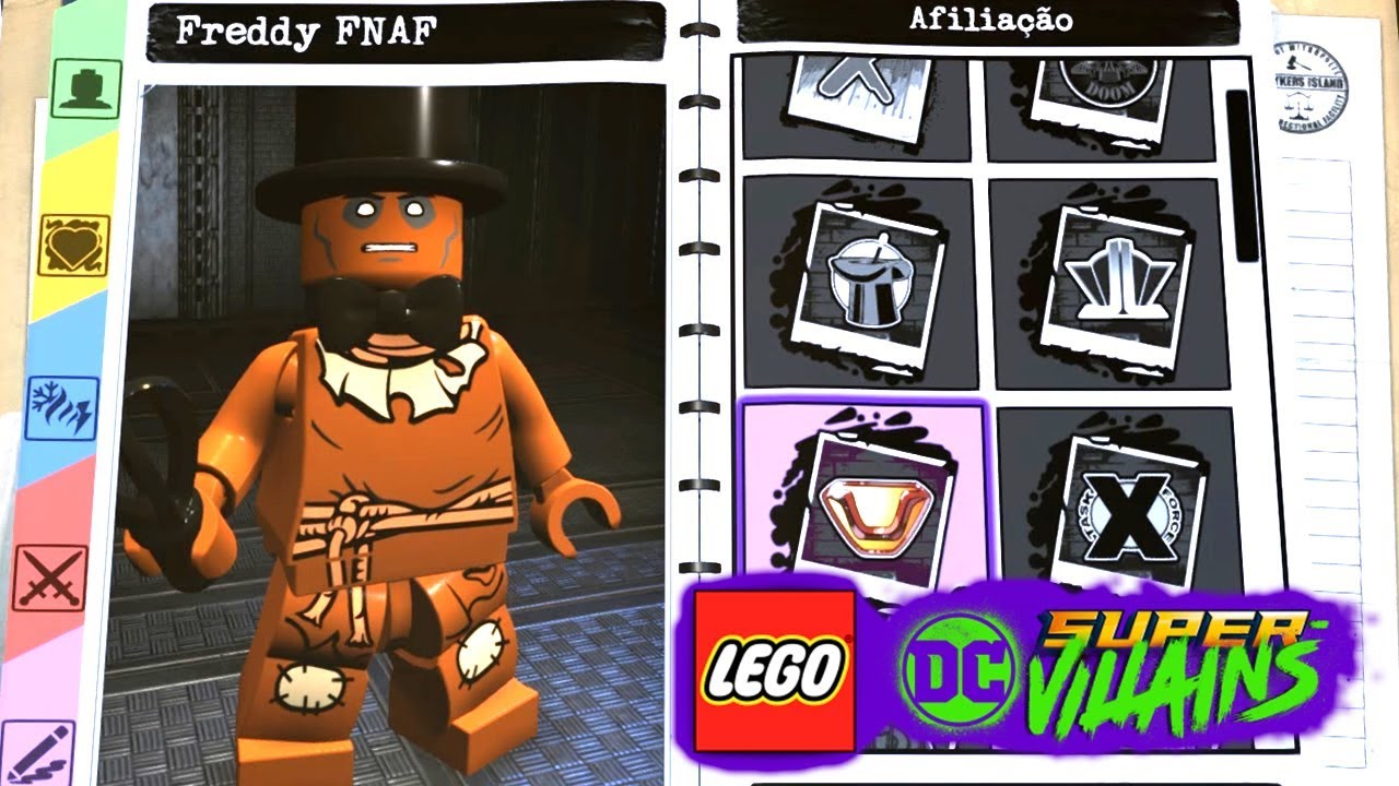 LEGO DC Super Villains #63 CRIEI O FREDDY DO FIVE NIGHTS AT FREDDY'S NO CRIADOR DE PERSONAGENS Dubla