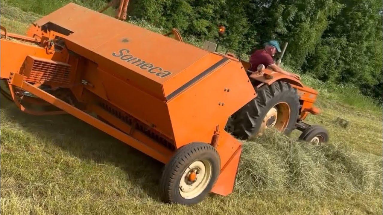 Fiat 640 with Petite Presse Someca M16 &ndash; Performance by Florian Avignon