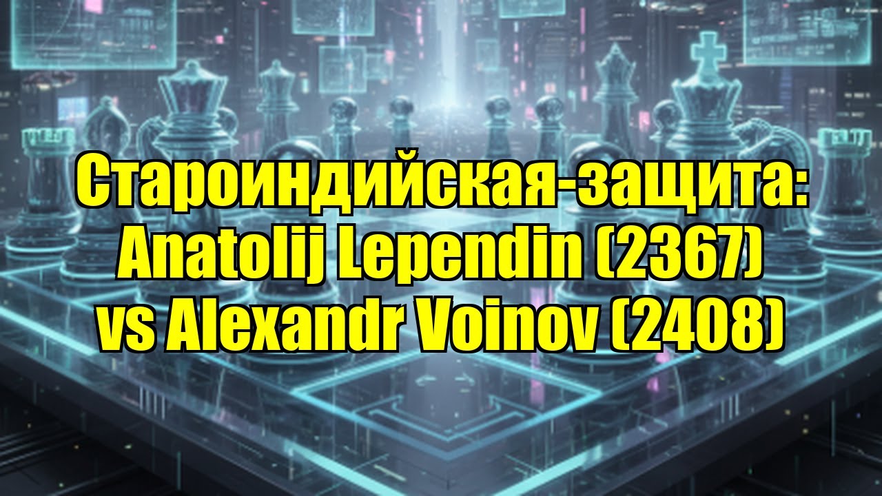 Староиндийская-защита: Anatolij Lependin (2367) vs Alexandr Voinov (2408)
