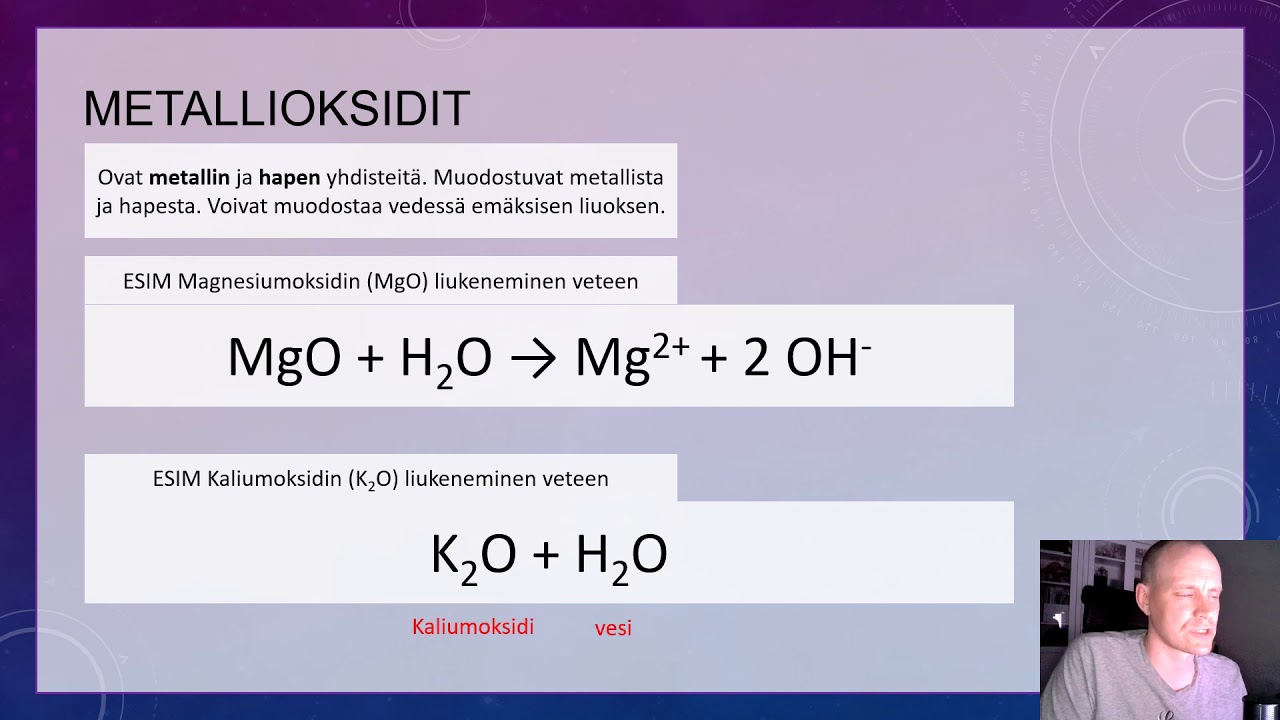 Leo Opetus - Oksidin liukeneminen veteen voi muuttaa liuoksen pH-arvoa