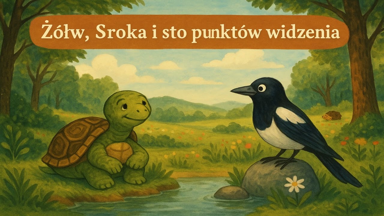 Bajka do słuchania o wyrozumiałości — Żółw, Sroka i sto punktów widzenia