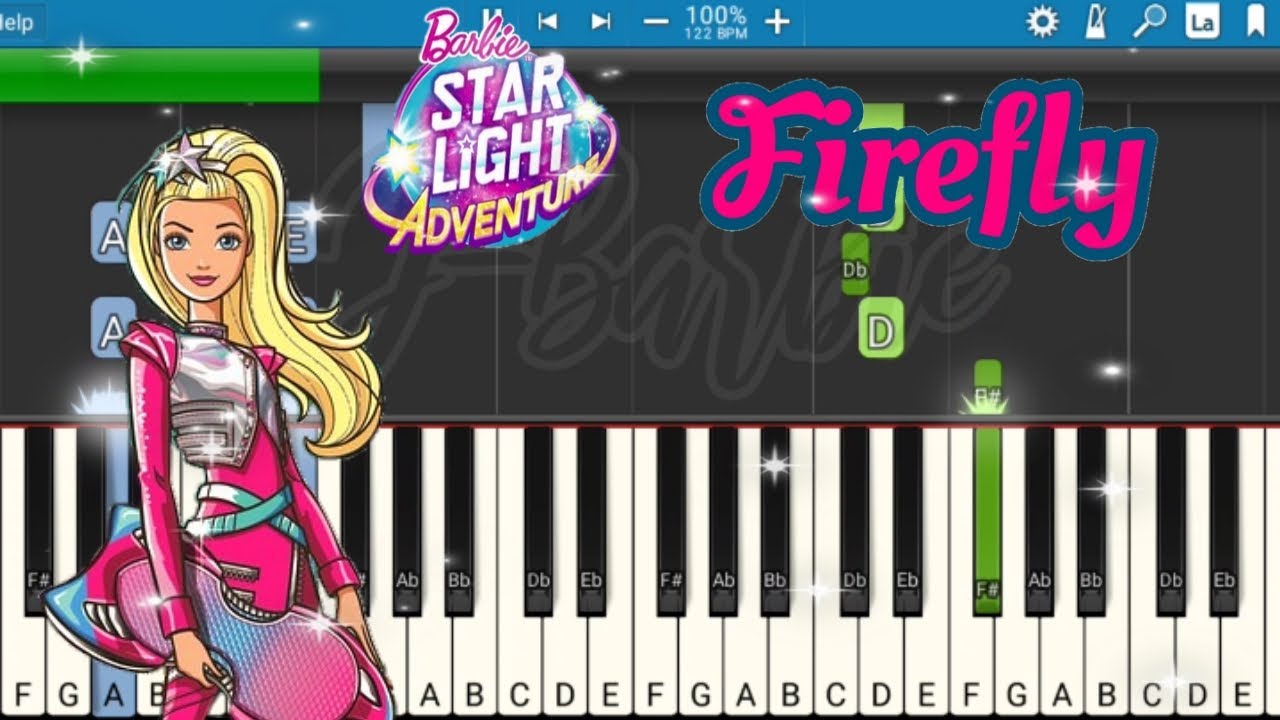 Firefly - Barbie A Starlight Adventure (Piano Cover/Tutorial)