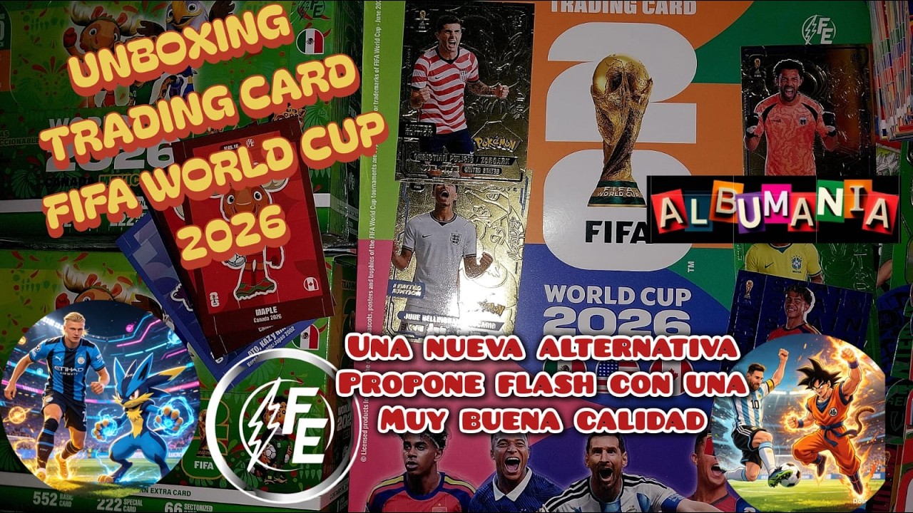 Unboxing Trading Cards FIFA World Cup 2026 Flash Edition