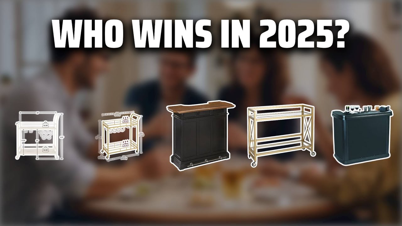 The Top 5 Best Amazon Bar Cart in 2025 - Must Watch Before Buying!