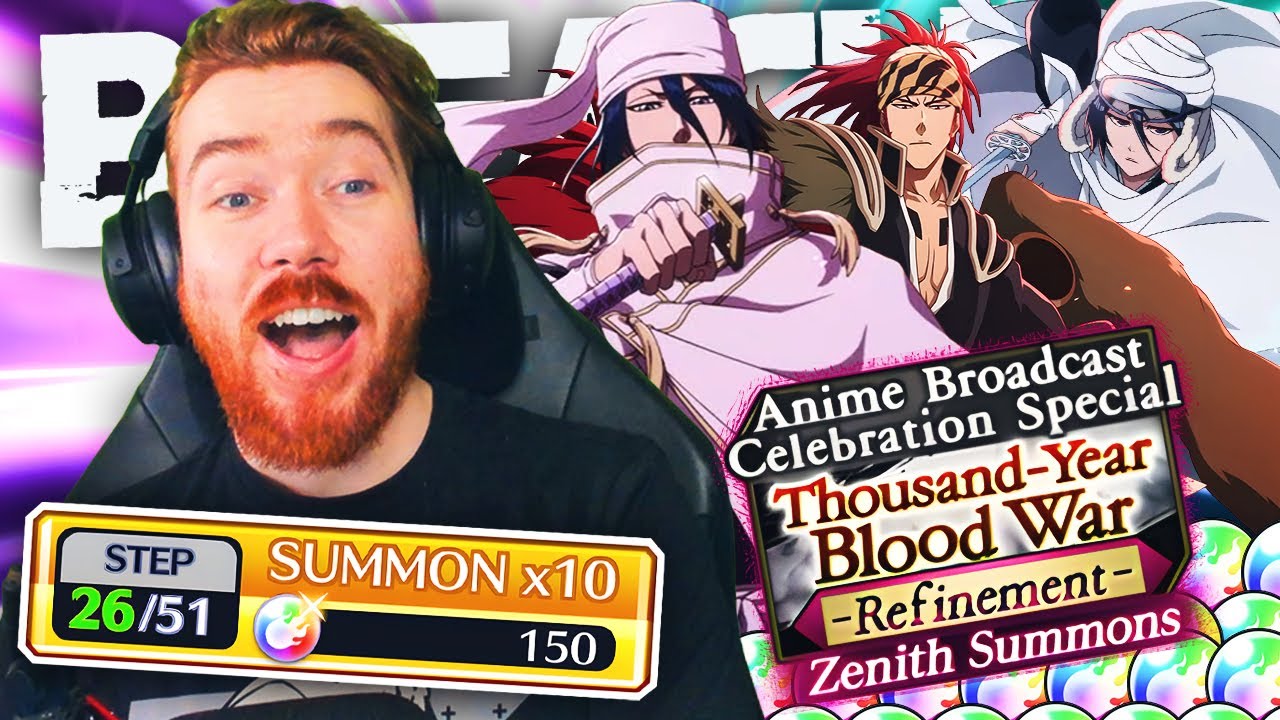 NEW INSANE THOUSAND-YEAR BLOOD WAR RUKIA, RENJI & BYAKUYA SUMMONS! Bleach: Brave Souls!