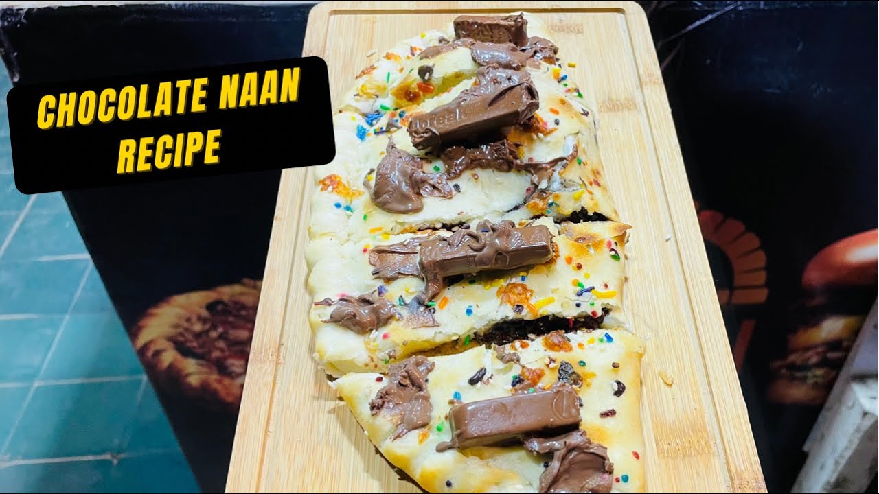 North Karachi's Famous Chocolate Naan | Chocolate Naan Recipe | Talish Khan
