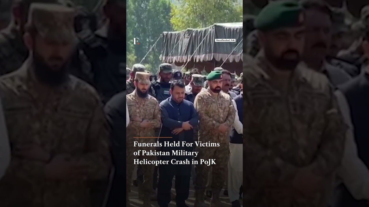 Pakistan Military Helicopter Crash: Funeral Prayers Held for 22 Victims in Kashmir | N18G