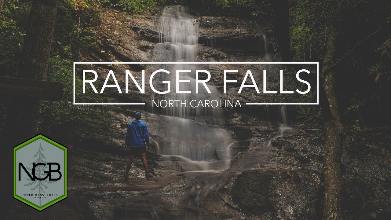 Ranger Falls, North Carolina -- 4K Cinematic