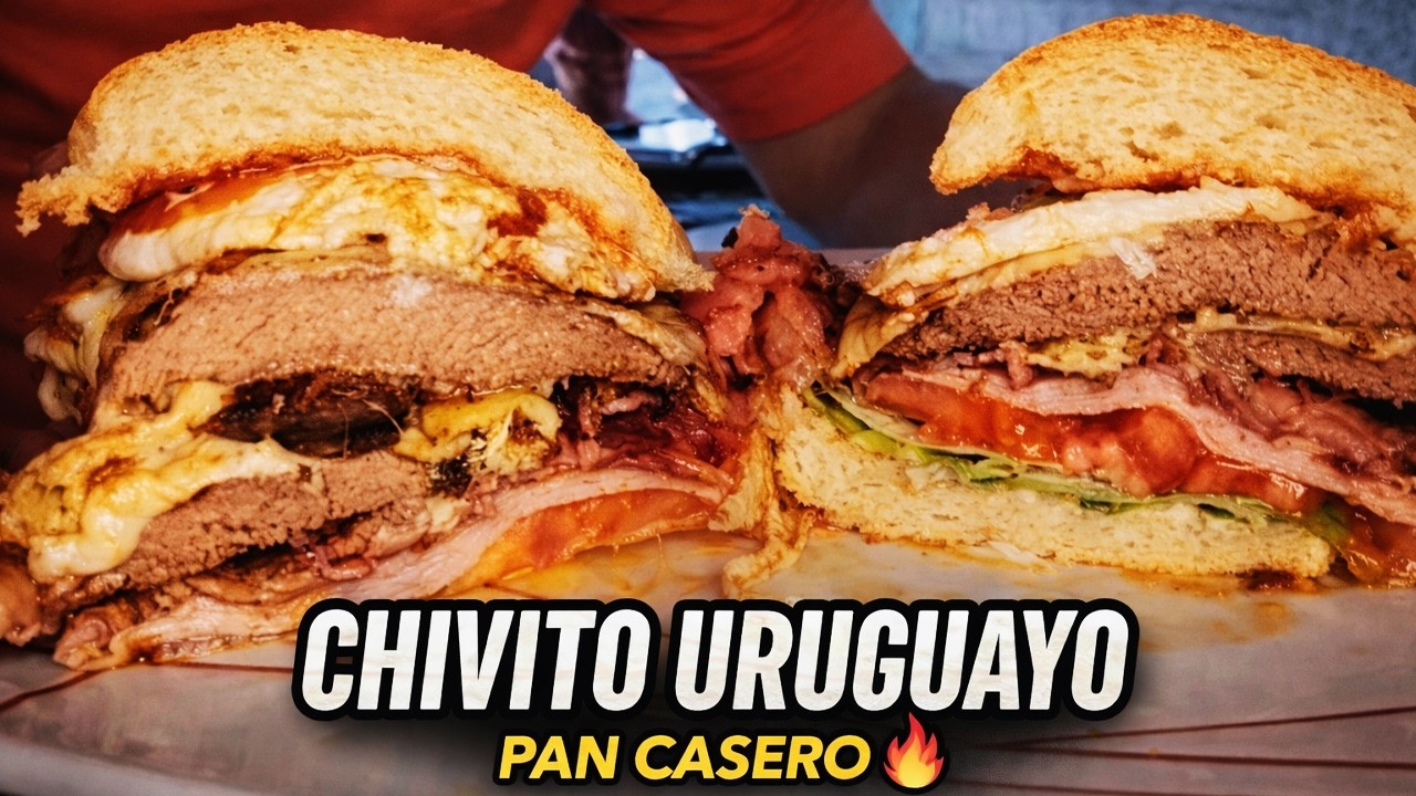 Chivito Uruguayo con Pan Casero | Cocina Artesanal 🇺🇾