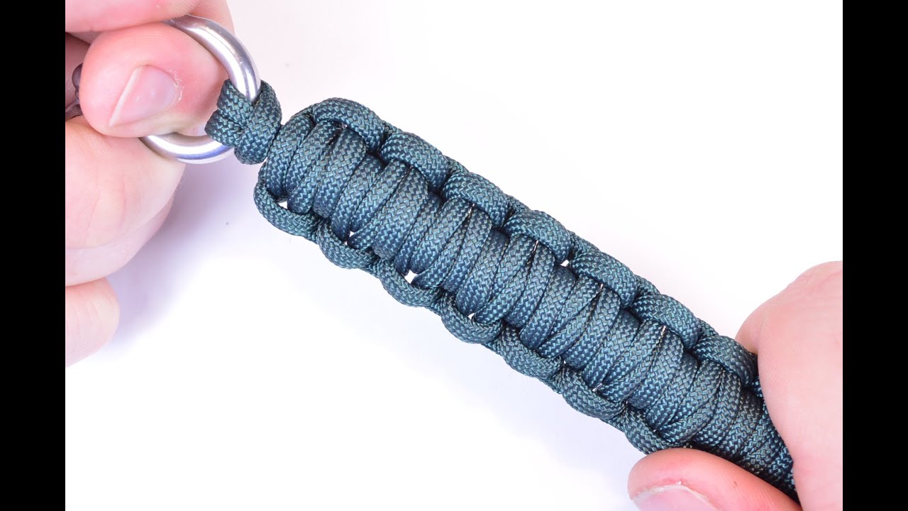 How to Make a Quick Deploy Millipede Paracord Bracelet with Shackle - BoredParacord