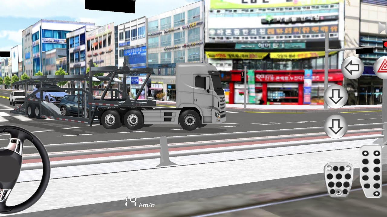 New Multi Storey Truck Transport AllSedan Cars - 3D Driving Class Android 