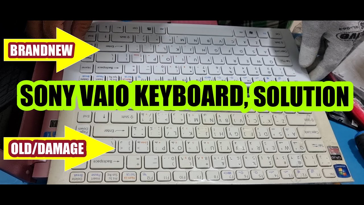 Sony VPCEG - 35EA Series Keyboard Replacement and Disassembly Cleaning Process #sony #keyboard #diy