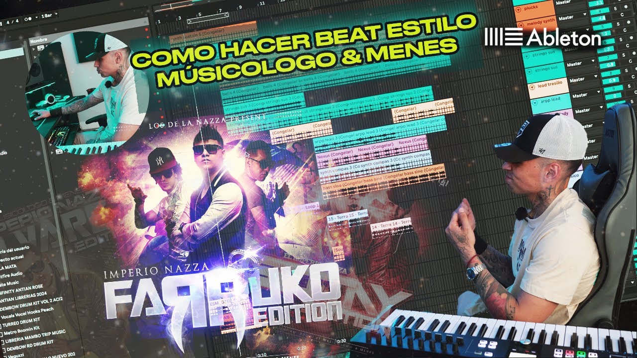 Como Hacer BEAT Urbano Estilo MUSICOLOGO & MENES | Ableton Live 2024