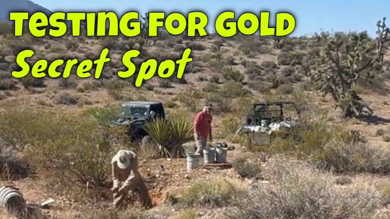 Locate Gold Deposits / Lost Basin Arizona / Testing