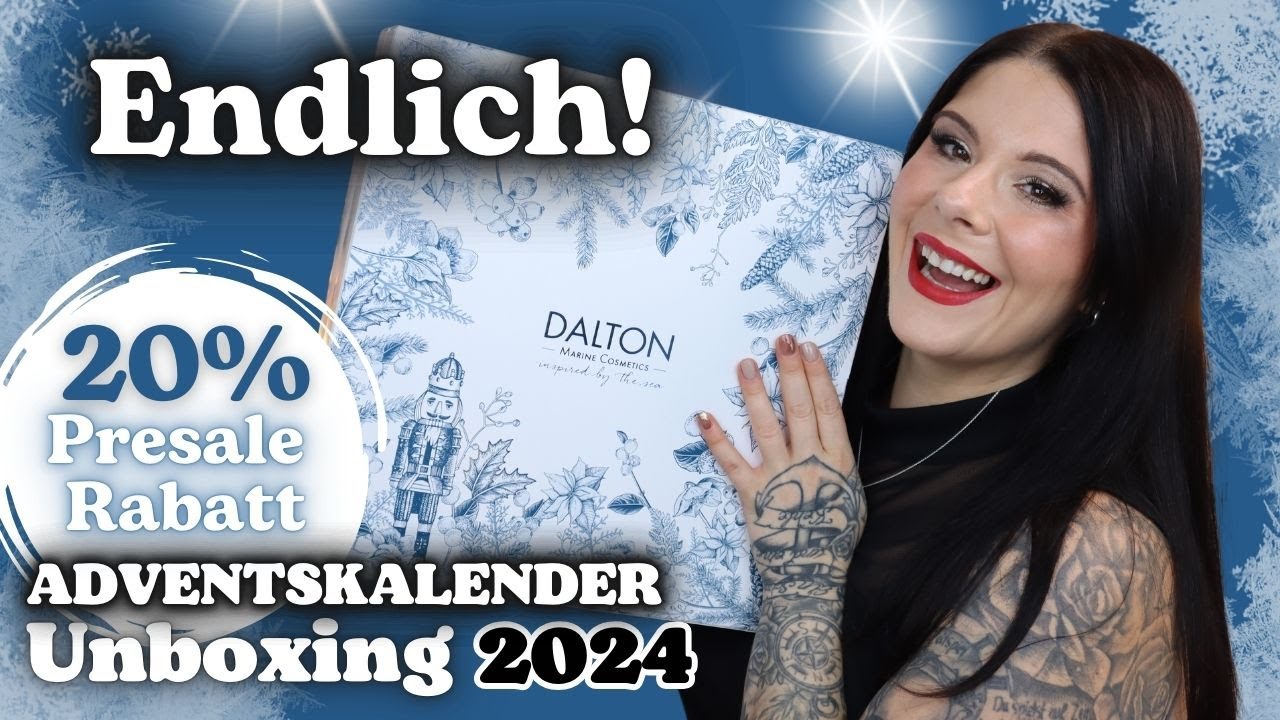 Endlich! 🥰 Dalton Marine Cosmetics Adventskalender 2024 Inhalt & Rabattcode