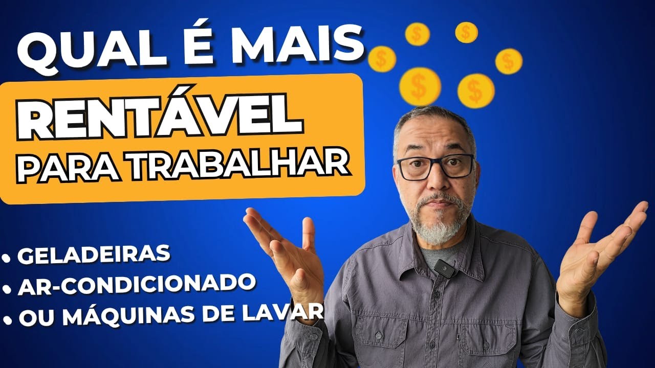 ❄️🔧Qual Dá Mais Lucro: Refrigeração, Ar-Condicionado Ou Máquina De Lavar? (Minha Experiência)