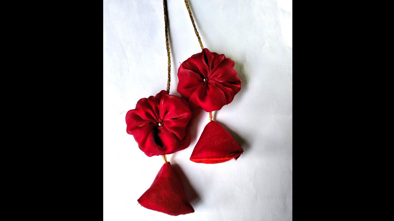 Beautiful fabric latkan / बनाने का आसान तरीका देखें / fabric latkan design / fabric latkan making 