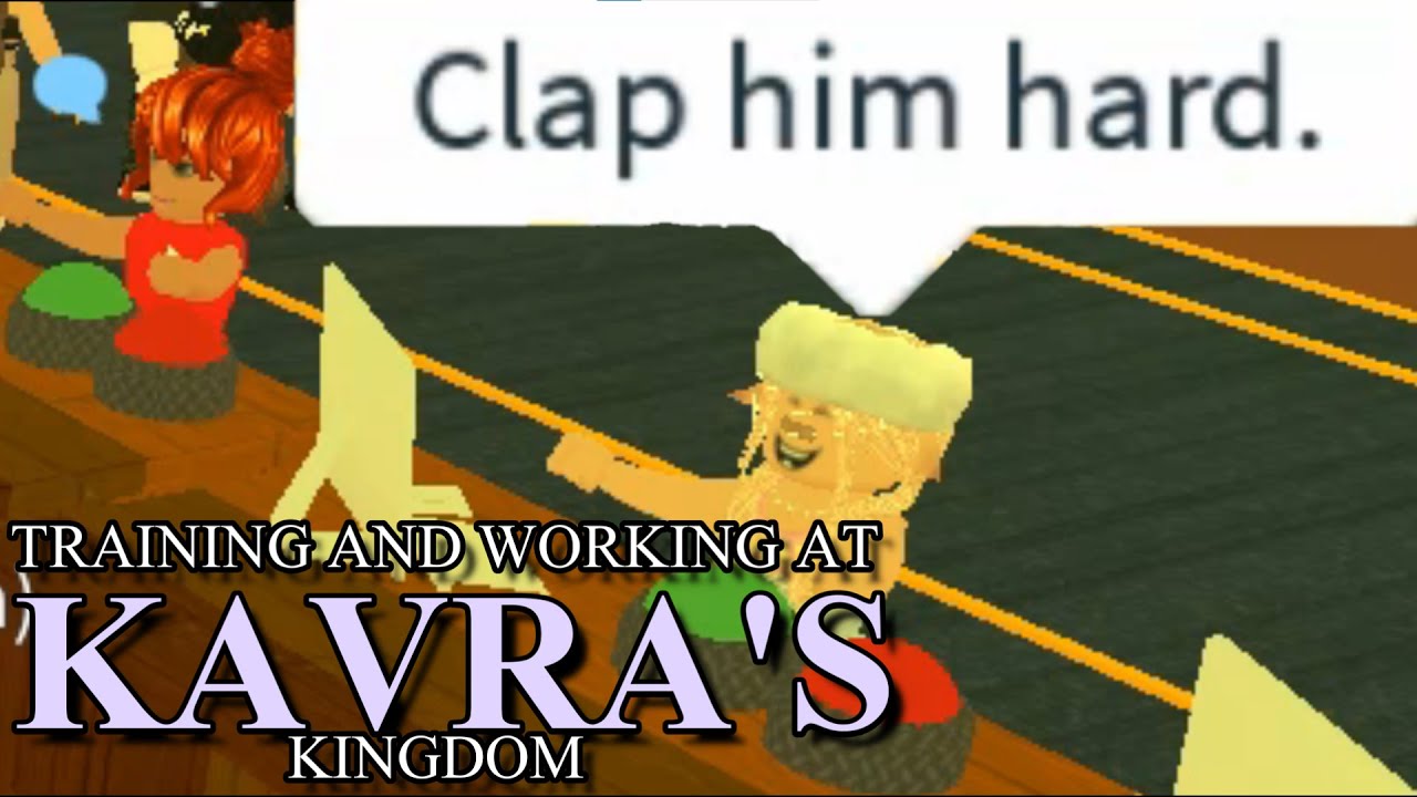 WORKING IN A JOB AT KAVRA'S KINGDOM (while trolling...) | The Kavra's Kingdom Experience | ROBLOX