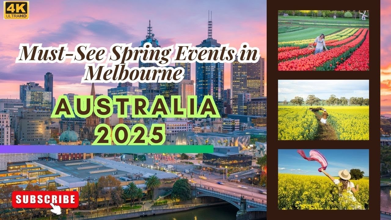 Must-See Spring Events in Melbourne 2025  Cornella Canola Walk & Tesselaar Tulip Festival #australia