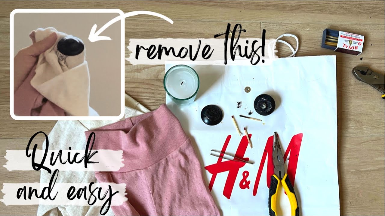 HOW TO REMOVE H&M SECURITY TAG MAGNET THING | EASIEST WAY TO REMOVE SECURITY TAG